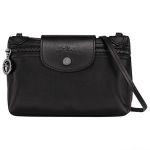 Longchamp Small Le Pliage Leather Crossbody
